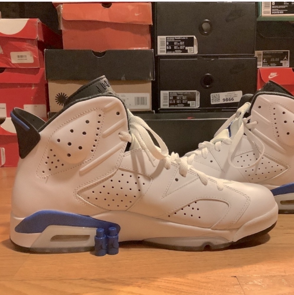 Air Jordan 6 Retro Sport Blue 2014 Men’s Size 10 - Picture 5 of 10